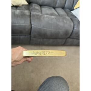 Acushnet Bullseye Putter Rare 2 Way “Deep Face 35” W/ Leather Grip..Needs Rehab!